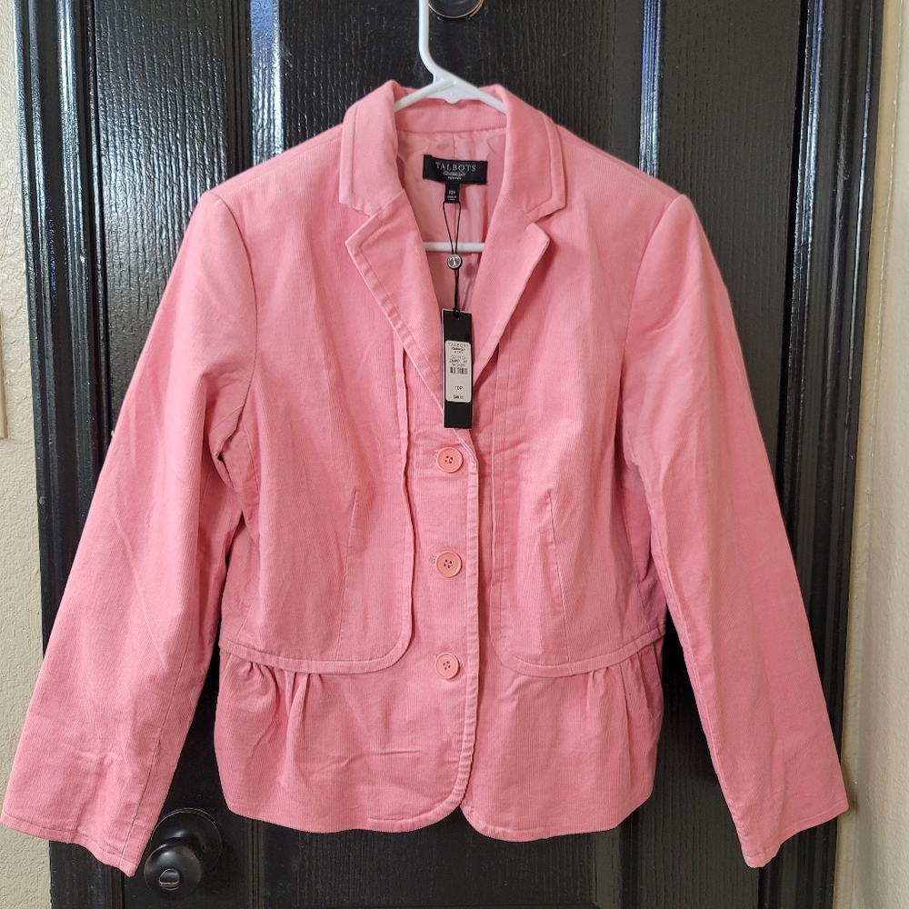Talbots Pink Coat/Blazer 10P